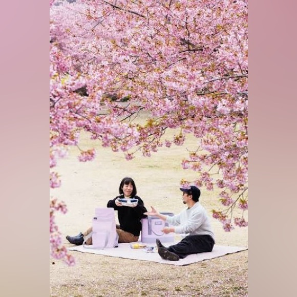 YETI Rambler Stackable 16oz Cherry Blossom Cup Mug Travel Cup Limited Edition - Picture 4 of 14